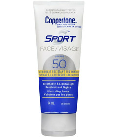 Coppertone Sport Face Sunscreen Lotion SPF 50