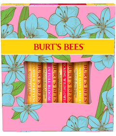 Burt's Bees In Full Bloom Lip Balm Set Original Beeswax