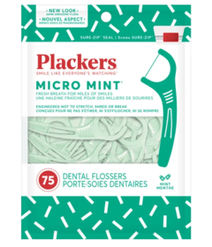 Plackers Micro Dental Flossers Mint