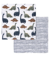 Gerber Childrenswear Muslin Swaddle Blankets Dino Time