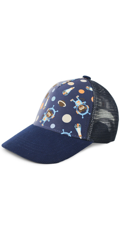 FlapJackKids Kids Printed Ball Cap Space Monkey