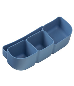 b.box Silicone Bento Buddy Tray for Lunch Box Ocean