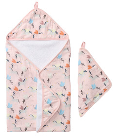 Loulou Lollipop Hooded Towel Set Unicorn Ballet