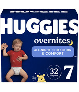 Couches pour bébé de nuit Huggies Overnites