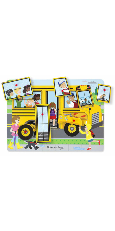 melissa & doug the wheels on the bus sound puzzle