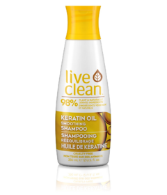 Shampooing lissant à l'huile de kératine Exotic Silk Live Clean