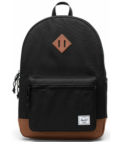 Herschel Supply Heritage Backpack Black and Saddle Brown