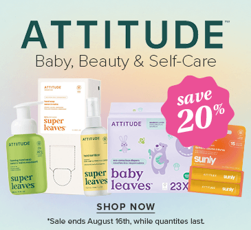 Save 20% on ATTITUDE Baby, Beauty & Self-Care