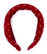 Great Pretenders Sparkle Red Velvet Headband