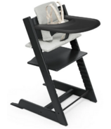 Stokke Tripp Trapp High Chair with Tray Black