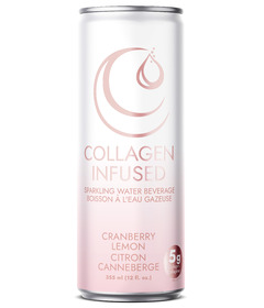 Collagen Ltd Collagen Infused Sparkling Water Cranberry Lemon