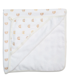 Lulujo Hooded Towel Rainbow