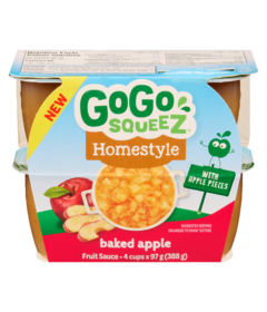 Gogo Squeez Homestyle Fruit Sauce Baked Apple