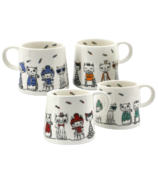 BIA Paws Cafe Cat Mugs