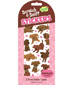 Peaceable Kingdom Chocolate Labs Scratch and Sniff