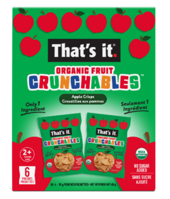 That's it. Organic Crunchables Apple Crisps