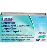 Option+ Ibuprofen liquide Gel Capsules 200mg