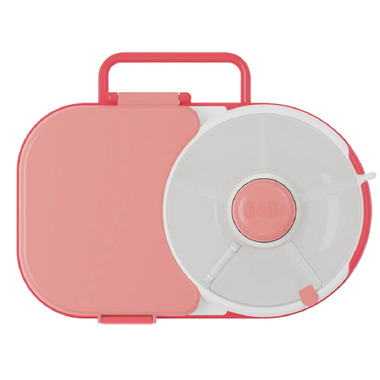 Gobe Kids Lunchbox with Snack Spinner Watermelon Pink