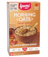 Yumi Organics Instant Oatmeal Morning Oats Maple & Brown Sugar 