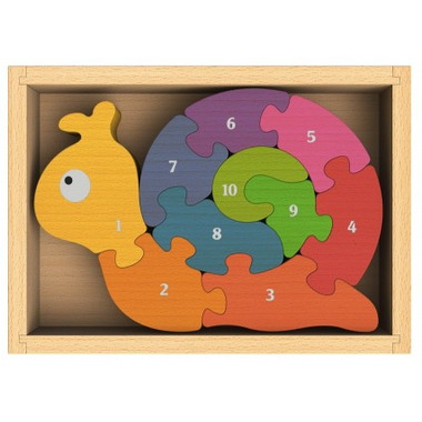 snail beginagain puzzle number