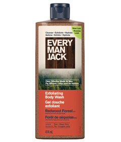 Every Man Jack Exfoliating Body Wash Redwood Forest