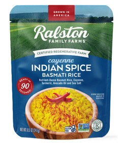 Ralston Family Farms Cayenne Indian Spice Basmati Rice Ready-to-Heat