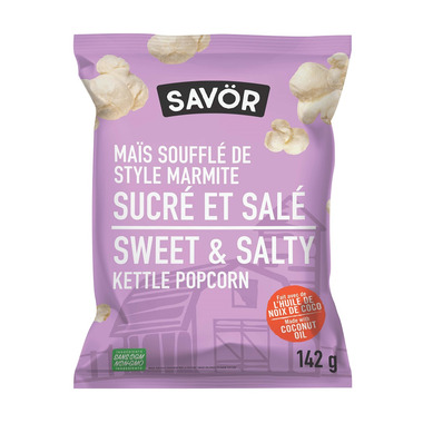 Savor Kettle Popcorn Sweet & Salty Savor Kettle Popcorn Sweet & Salty