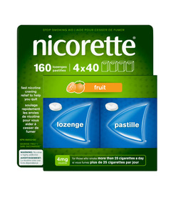 Nicorette 4mg Nicotine Replacement Lozenges Fruit