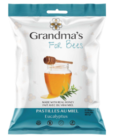 Grandma's For Bees Honey Drops Eucalyptus 