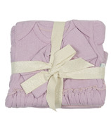 Loulou Lollipop Waffle Long Sleeve Newborn Gift Set Lavender