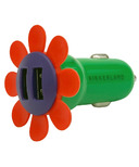 Kikkerland chargeur pour voiture forme de fleur