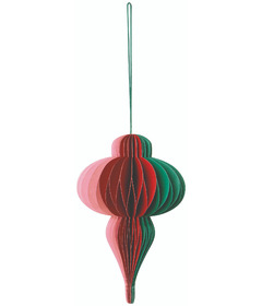 Jubilee By Danica Honeycomb Paper Christmas Tree Ornament Finial