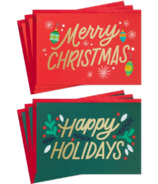 Hallmark Greeting Card Assortment Happy Holidays, Merry Christmas