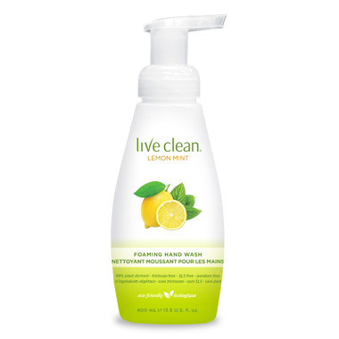 Live Clean Lemon Mint Foaming Hand Soap Live Clean Lemon Mint Foaming Hand Soap