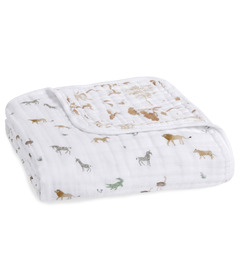 Aden + Anais Organic Dream Blanket Safari Dreams