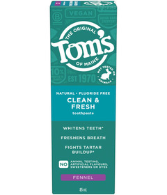 image of Tom's of Maine Clean & Fresh Fluoride-Free Toothpaste with sku:14231