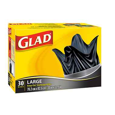 Glad 30 Gallon Large Quick-Tie Trash Bags 40 ea — Gong's Market