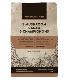 Harmonic Arts 5 Mushroom Cacao Herbal Latte