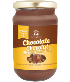 Ecoideas pâte à tartiner végétalienne au chocolat biologique