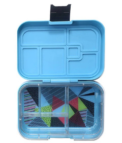 Munchbox Mega3 Lunch Box Electricblue