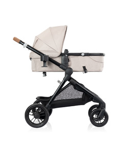 Evenflo Pivot Xpand Modular Travel System Single to Double Canyon Beige