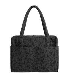 BAGGU Cloud Carry-On Charcoal Ditsy Floral
