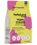Herbaland Vitamins D3 & B12 Gummy