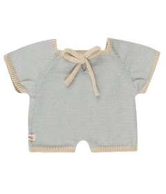 image of WE ARE GOMMU Micro Stripes Short One-Piece Blue Sky Sand Doll Outfit with sku:327743