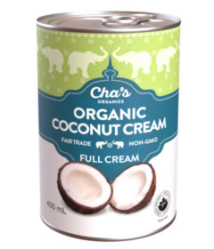 Cha's Organics Coconut Cream Full Cream