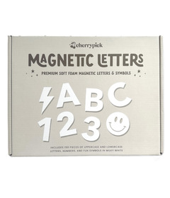 Cherrypick Magnetic Letters & Symbols Set Milky White