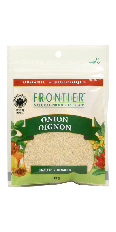 Buy Frontier Natural Products Organic Onion Granules at Well.ca | Free