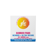 Ici, nous Flo GLO Bamboo Pads Winged et Ultra Secure