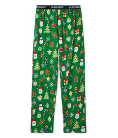 Hatley Little Blue House Men's Pajama Pants Paper Cut Christmas