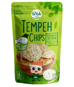 Woh Tempeh Chips Sour Cream & Onion